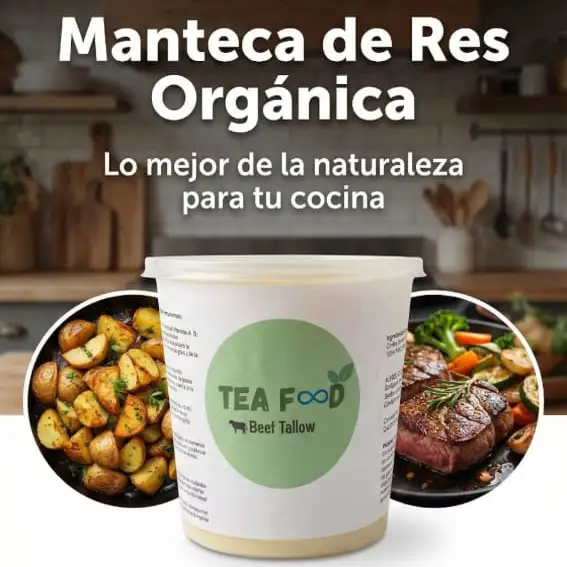 Manteca de Res Orgánica teAlimento